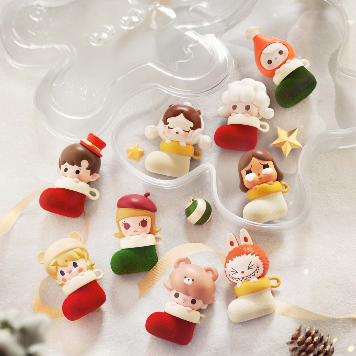 【Sale】POP BEAN Christmas Sock Series Box Set