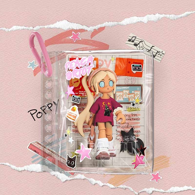 Peach Riot Carry the Music Series Block Pendant