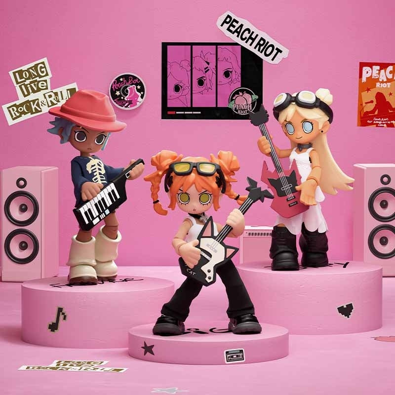 Peach Riot Carry the Music Series Block Pendant
