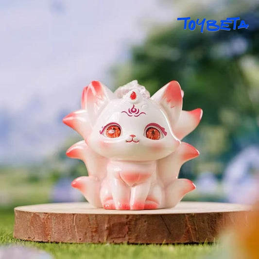 Colorful Spirit Fox Crystal Blind Box Mini Figures [Material: Resin]