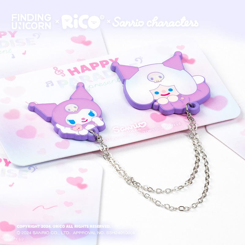 【New-F.UN】【BADGE】RiCO X Sanrio Badge Happy Paradise Series Blind Box