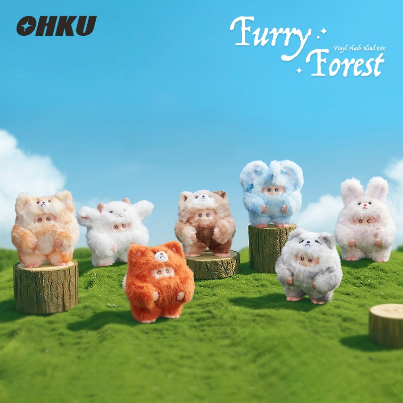 GIGGLE Monster-V2 Furry Forest Series Vinyl Plush Blind Box【DREAME MART】