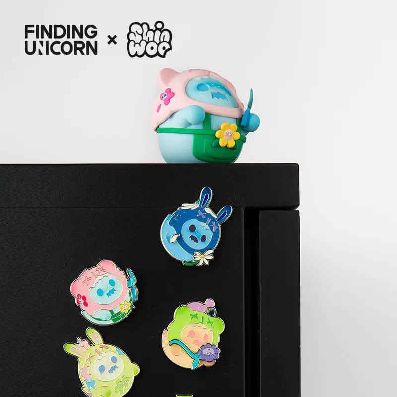 【F.UN-Badge】ShinWoo Magnetic Badge Blind Box Secret Garden Series