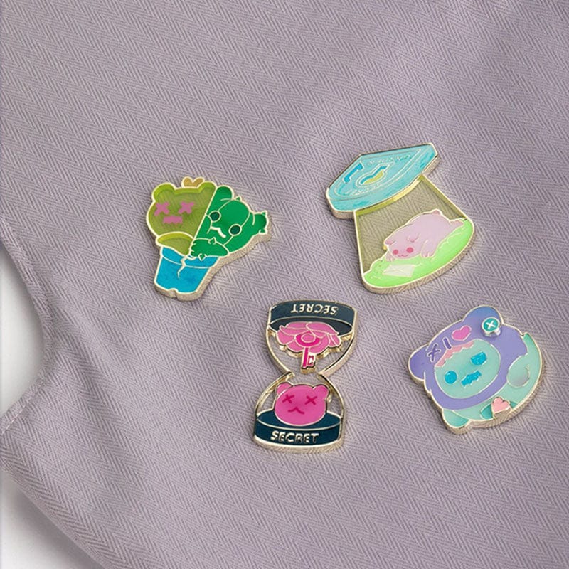 【F.UN-Badge】ShinWoo Magnetic Badge Blind Box Secret Garden Series