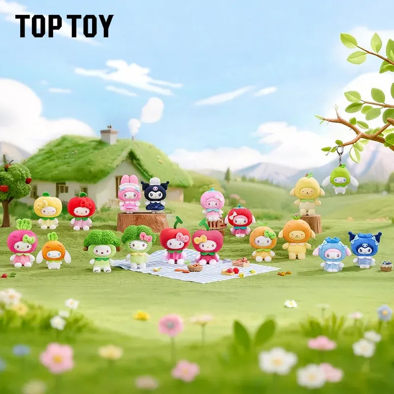 Sanrio Characters Fruit & Vegetable Series Mini Plush Charm Blind Box【TOP TOY】
