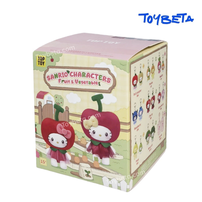 Sanrio Characters Fruit & Vegetable Series Mini Plush Charm Blind Box【TOP TOY】