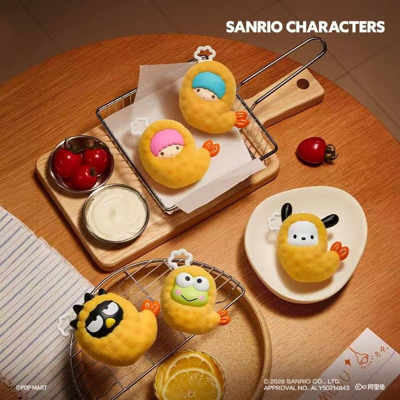 POP BEAN Hk and Friends Fried Shrimp Series Mini Blind Box