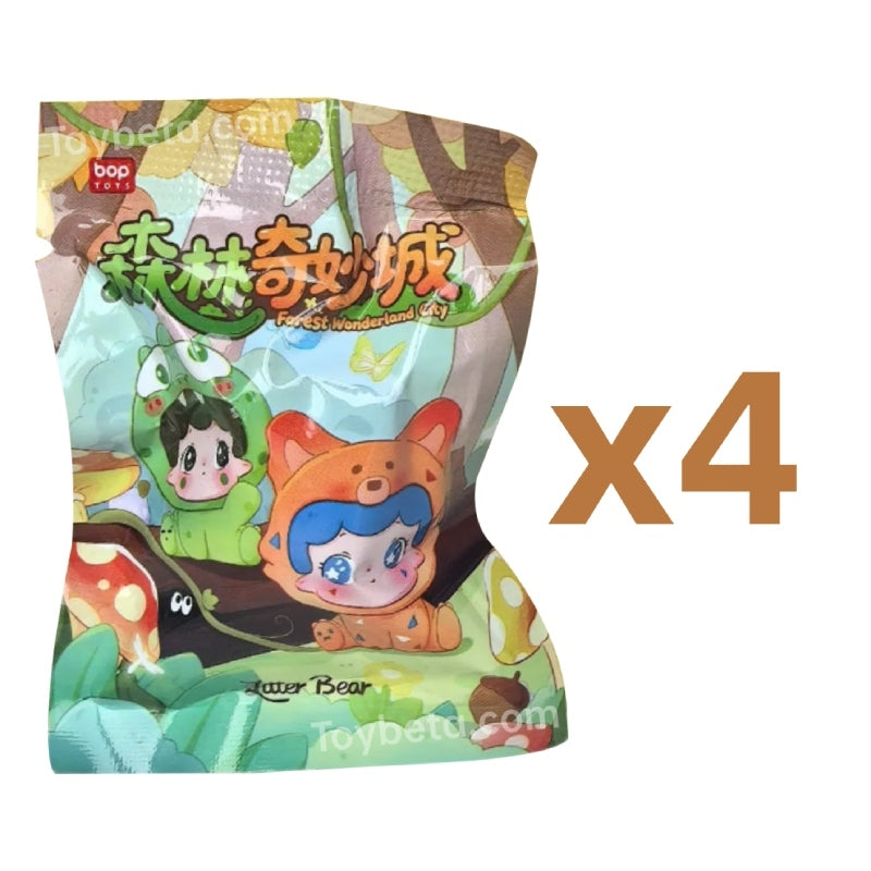 Litter Bear Forest Wonderland City Series Beans Blind Box