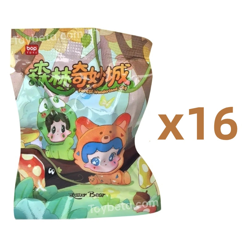 Litter Bear Forest Wonderland City Series Beans Blind Box