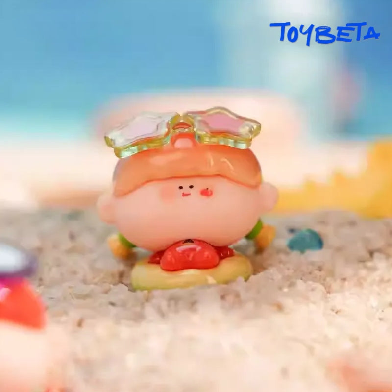 AMLLS Beach Swimming Circle Cute Granules Series Beans Blind Bag