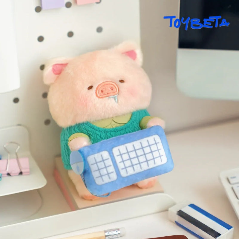 LuLu The Piggy Office Series-My Workplace Partners Monitor Plush Keychain Blind Box【TOYZERO】