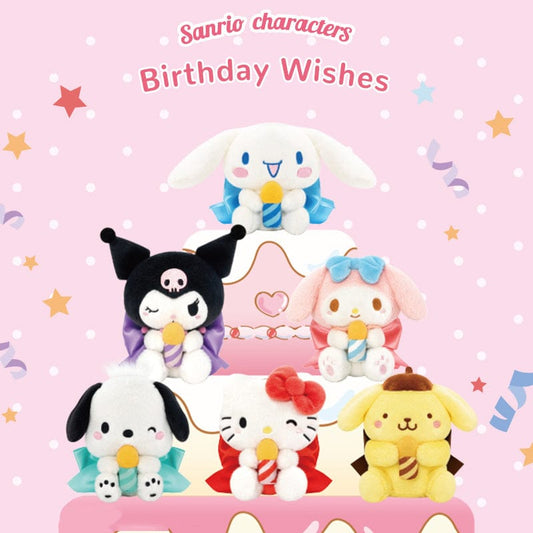 Sanrio Characters Birthday Wishes Series Plush Toy Blind Box