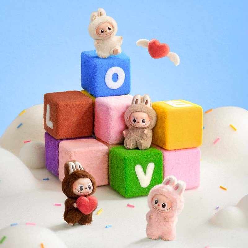 【Sale】THE MONSTERS LABUBU Pin for Love Series Plush Pendant Blind Box