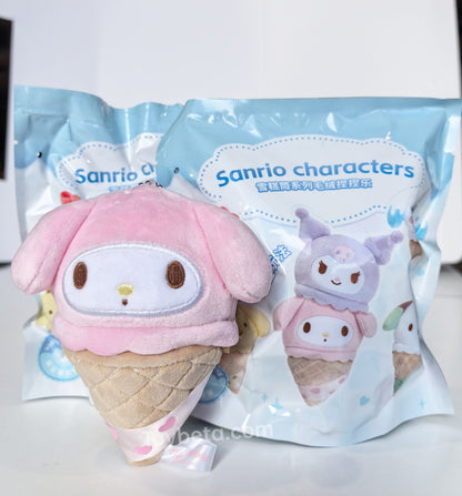 S105 Ice Cream Cones Series Squishy Plush Blind Box - K22