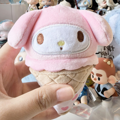 Sanrio Characters Ice Cream Cones Series Squishy Plush Blind Box
