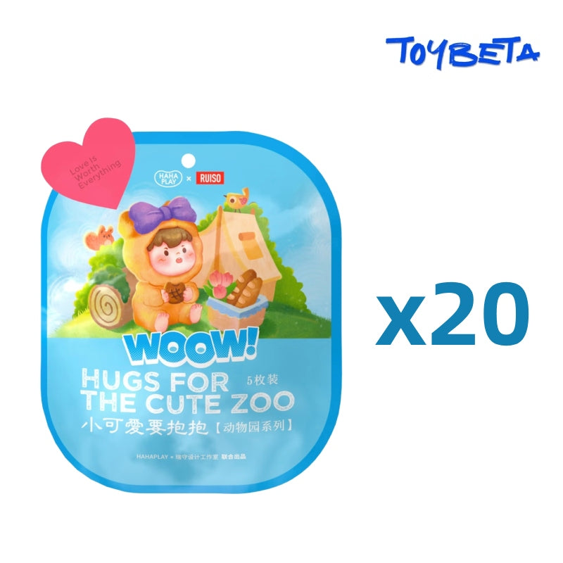 WOOW Hugs For The Cute Zoo Series Beans Blind Bag（5 PC）