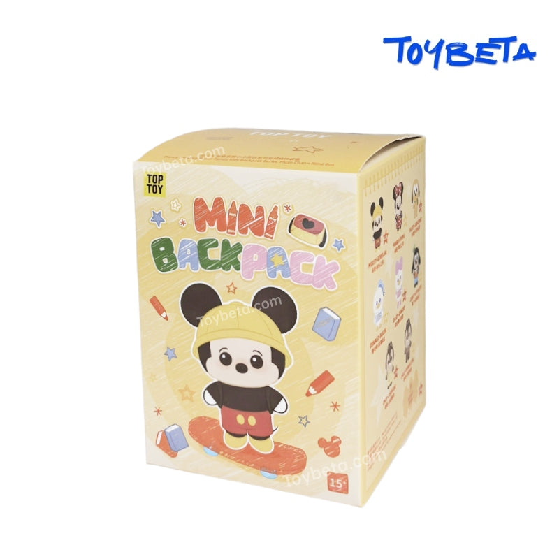 D-Mickey Mouse Family Mini BackPack Series Plush Charm Blind Box【TOP TOY】