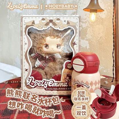 LOVELY EMMA & HOLLY BABY Bear Collaboration Insulated Cup Bag【YAN CHUANG】
