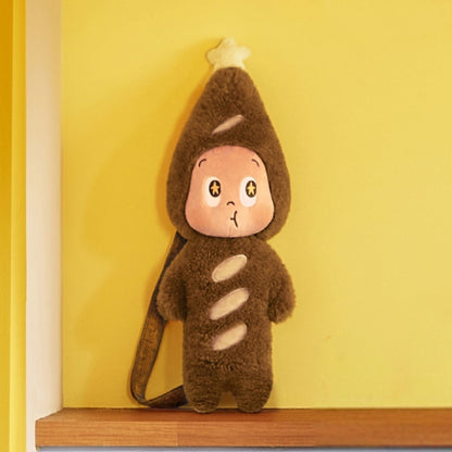 【Sale】Twinkle Twinkle MOON GELATO Series-Plush Baguette Bag