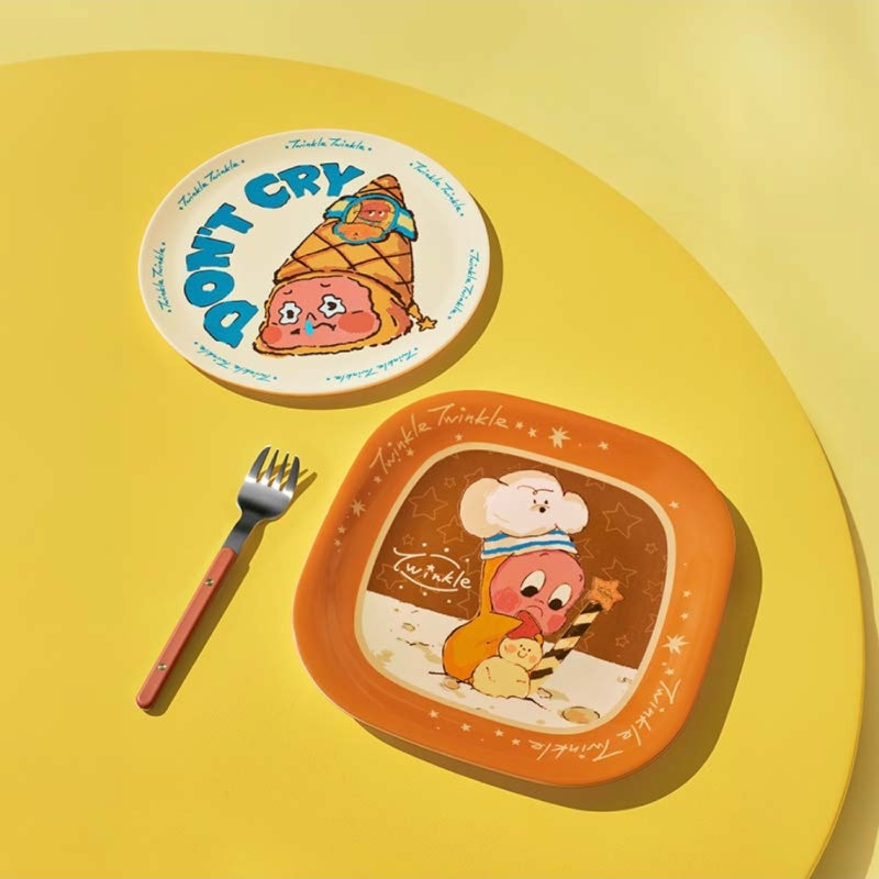 Twinkle Twinkle MOON GELATO Series-Plate [4 PC]