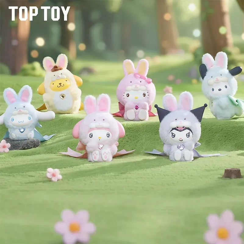 S127. Diamond Bunny Baby Series Plush Figures Blind Box -K22