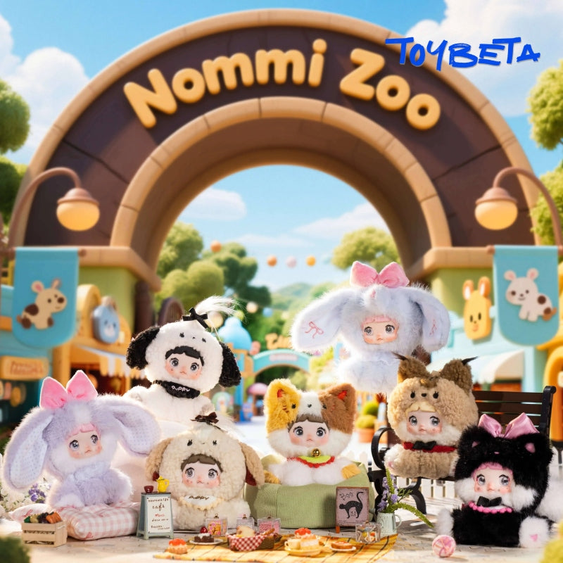 Nommi-V12 Sitting Zoo Series Plush Blind Box【HiToys】