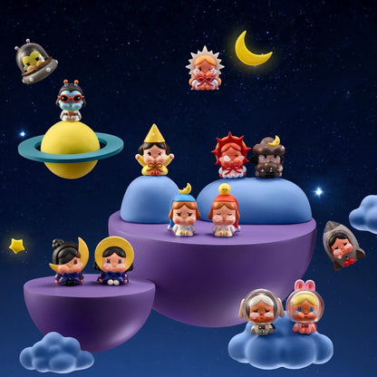 Crybaby Crying To The Moon-Sitting Series Blind Box Figures
