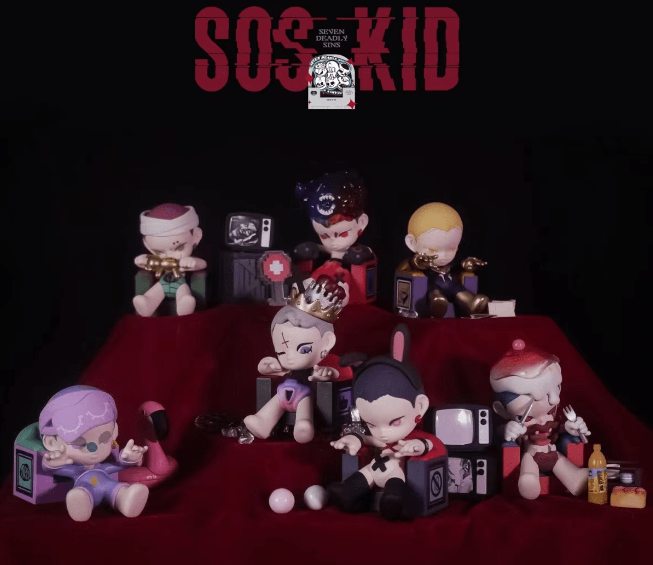 SOS KID Series 03 Seven Deadly Sins Series Blind Box